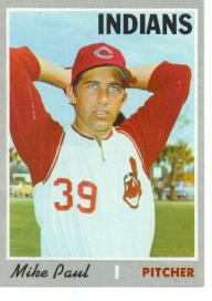 1970 Topps Baseball Cards      582     Mike Paul